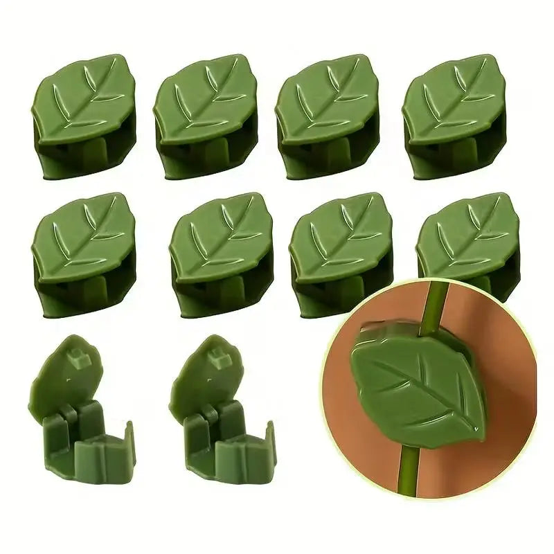 20-Pack Leaf Plant Climbing Clips | Vine & Wall Support Clips Plant Support Clips QXL