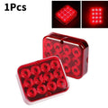 12 LED Rear Fog Tail Light 12V 24V Waterproof Truck Trailer LED Tail Light QXL Default Title