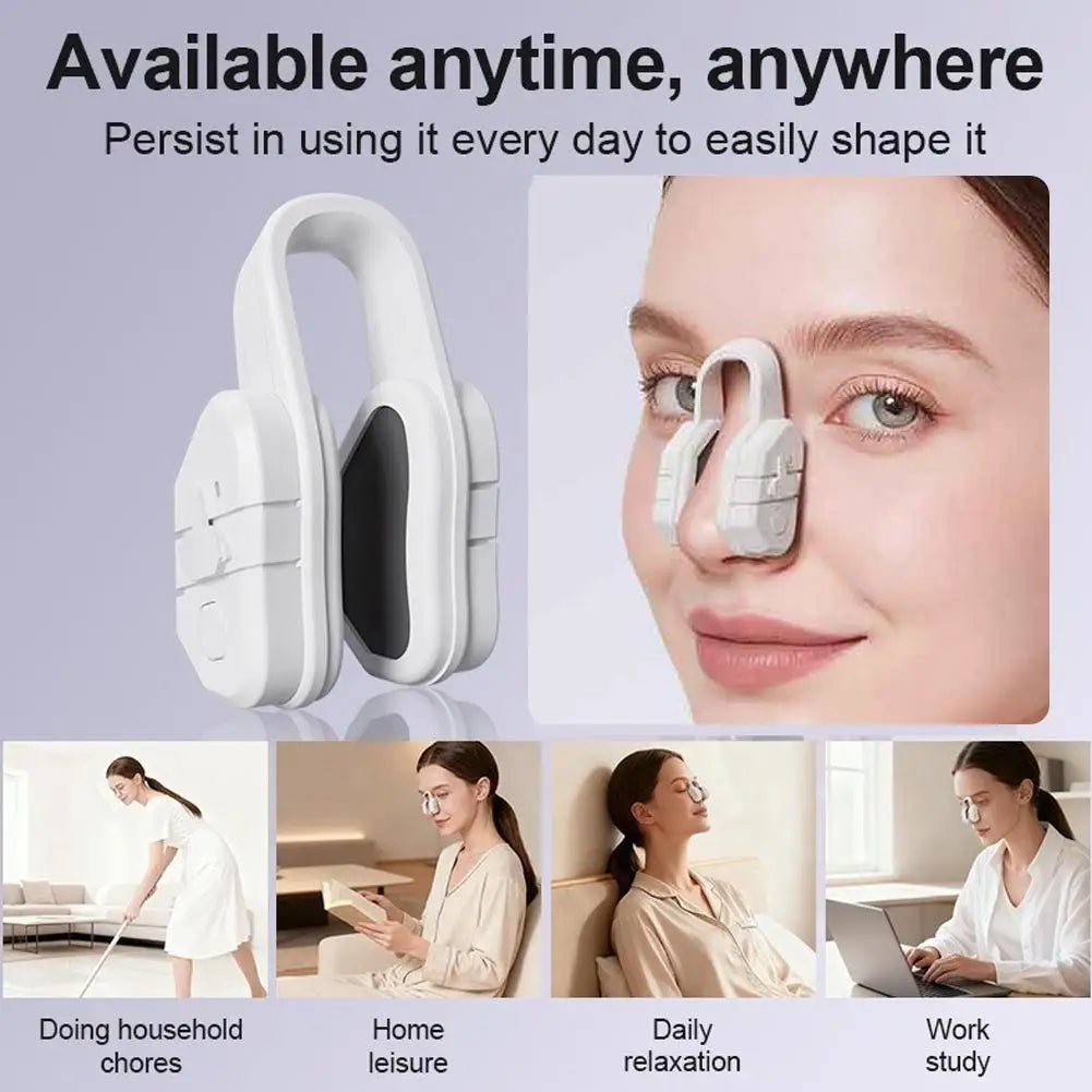 Electric EMS Silicone Nose Shaper & Bridge Sculpting Massager Facial Sculpting Tool QXL