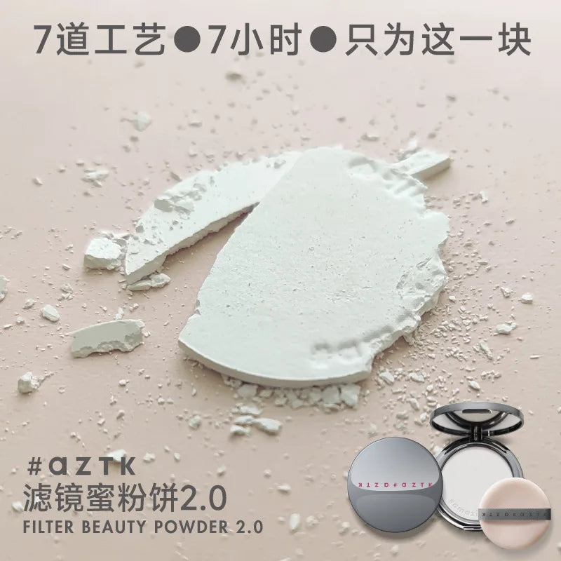 AZTK Filter Beauty Powder – Oil Control Matte Finish Makeup Face Setting Powder QXL