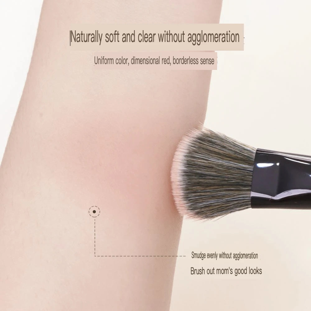 Angled Blush & Contour Brush | Soft Wool Fiber FW-29 Contour Makeup Brush QXL