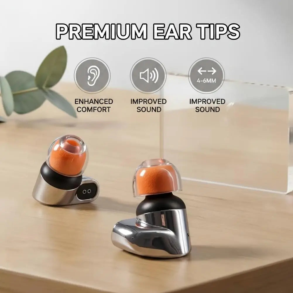 Sony WF-1000XM5/XM4 Memory Foam Silicone Ear Tips – 3 Sizes Earbud Ear Tips QXL
