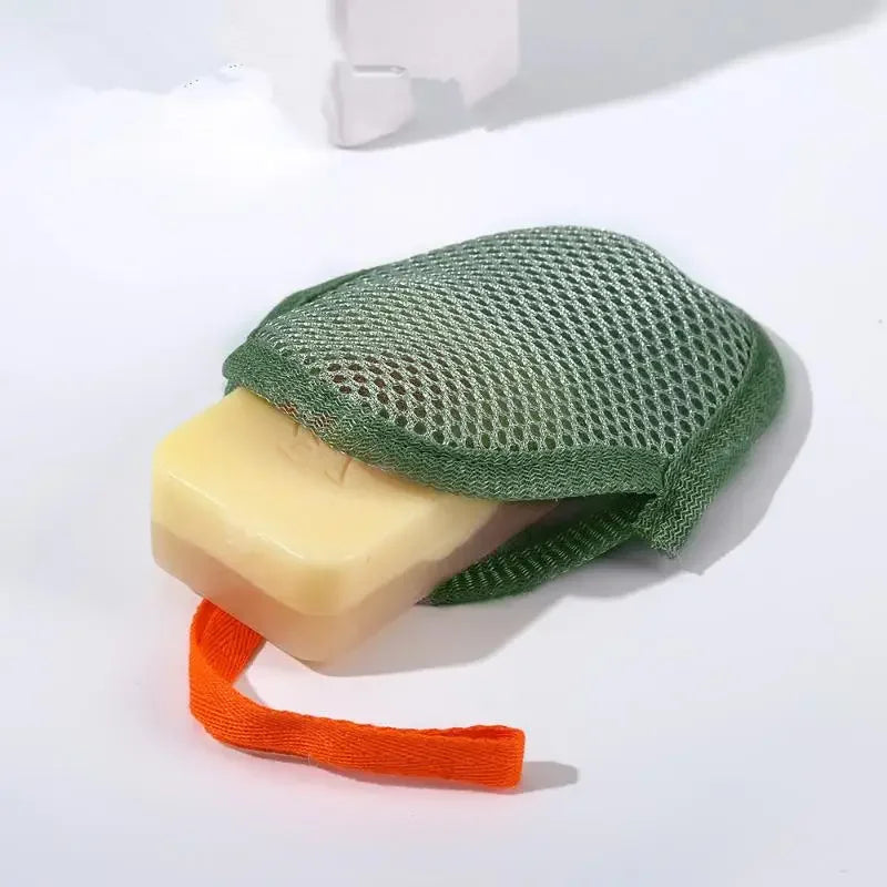 Soap Mesh Pouch with Lanyard | Fast Lathering Net Bag Soap Net Pouch QXL