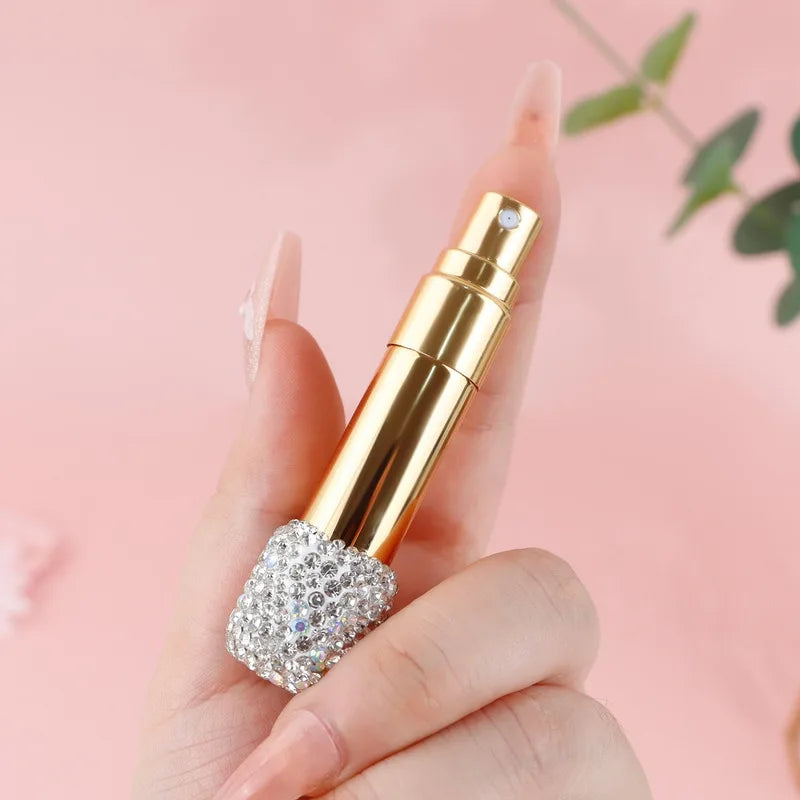 10ml Diamond Glass Perfume Spray Bottle | Refillable Atomiser Perfume Atomiser Bottle QXL