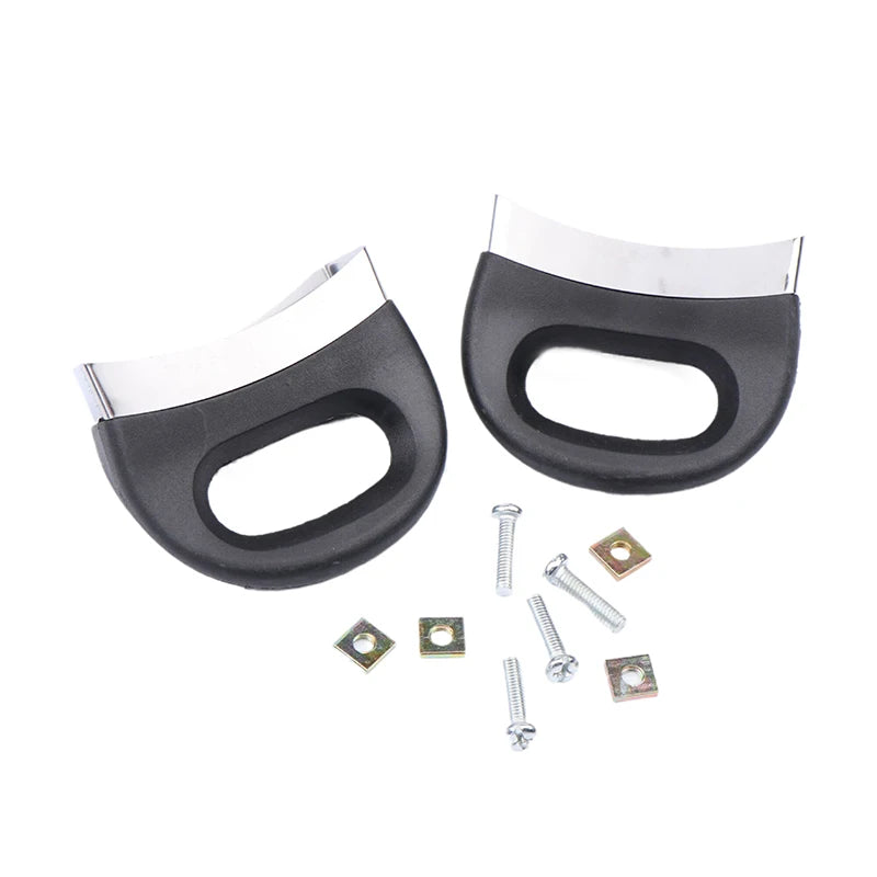 2-Pack Bakelite Anti-Scald Side Pan Handles with Screws Cookware Handle QXL