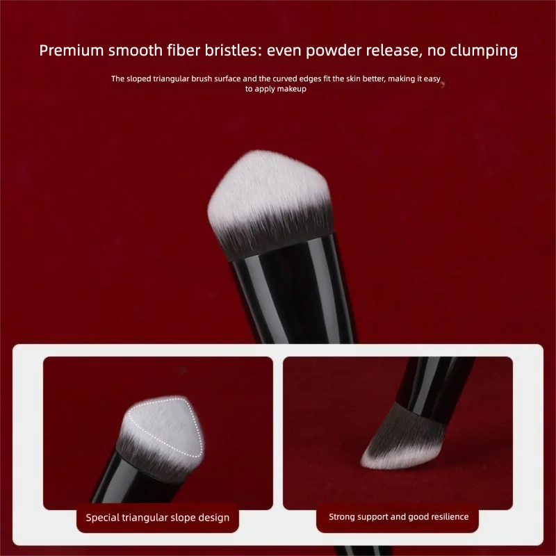 Triangular Slope Foundation Brush | Liquid Foundation Makeup Foundation Brush QXL