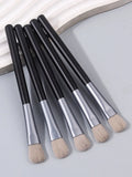 KOSSHOW 5-Pc Eyeshadow Brush Set | Soft Blending Brushes Eyeshadow Brush Set QXL black