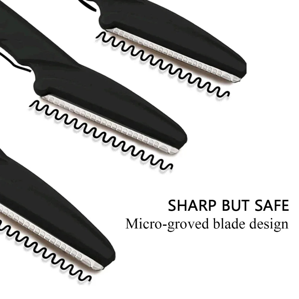 Eyebrow & Facial Razor Set with Safety Cover – 10/12/30 Pc Facial Razor Set QXL