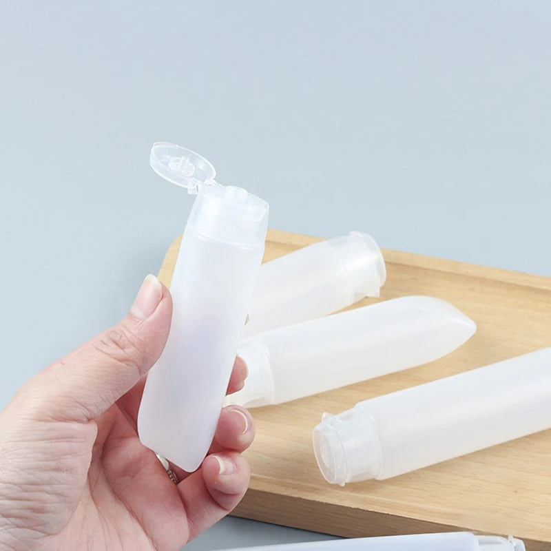10-Pack Refillable Squeeze Tubes 30/50ml | Travel Cosmetic Bottles Refillable Travel Tubes QXL