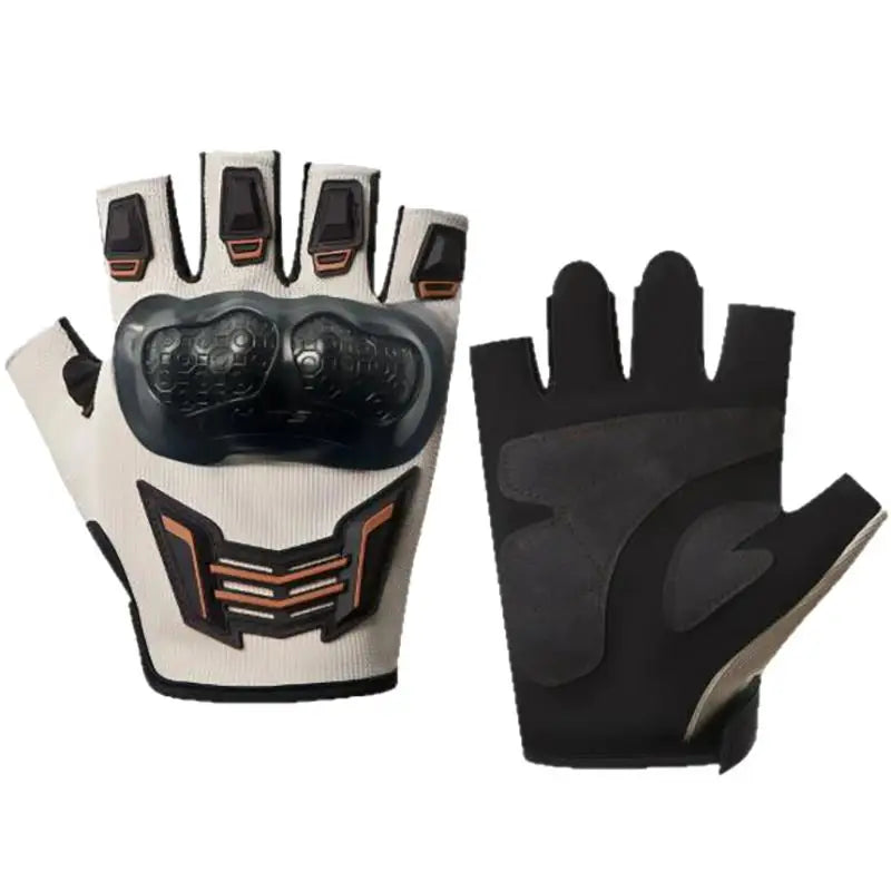 Half Finger Gloves – Unisex Moto Bike & Fitness | Open Finger Half Finger Gloves QXL