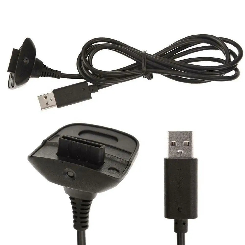 1.5m USB Charging Cable for Xbox 360 Wireless Controller Controller Charging Cable QXL