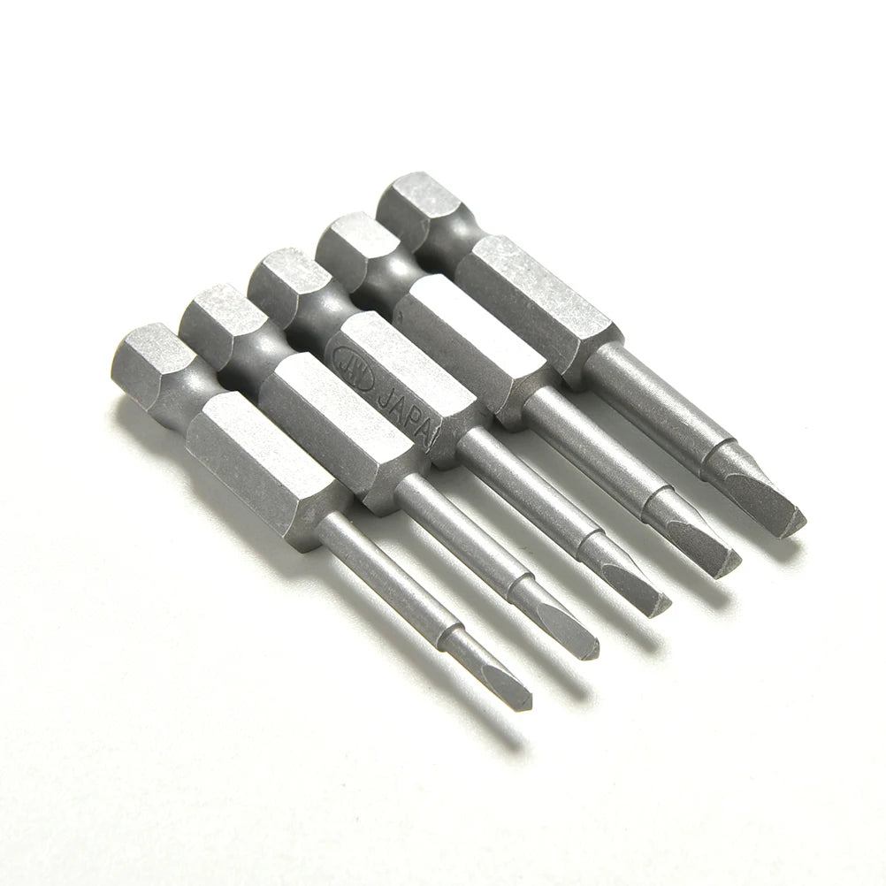 5-Pack Magnetic Triangle Screwdriver Bits S2 Steel 1/4" Hex 50mm Screwdriver Bit Set QXL Style1