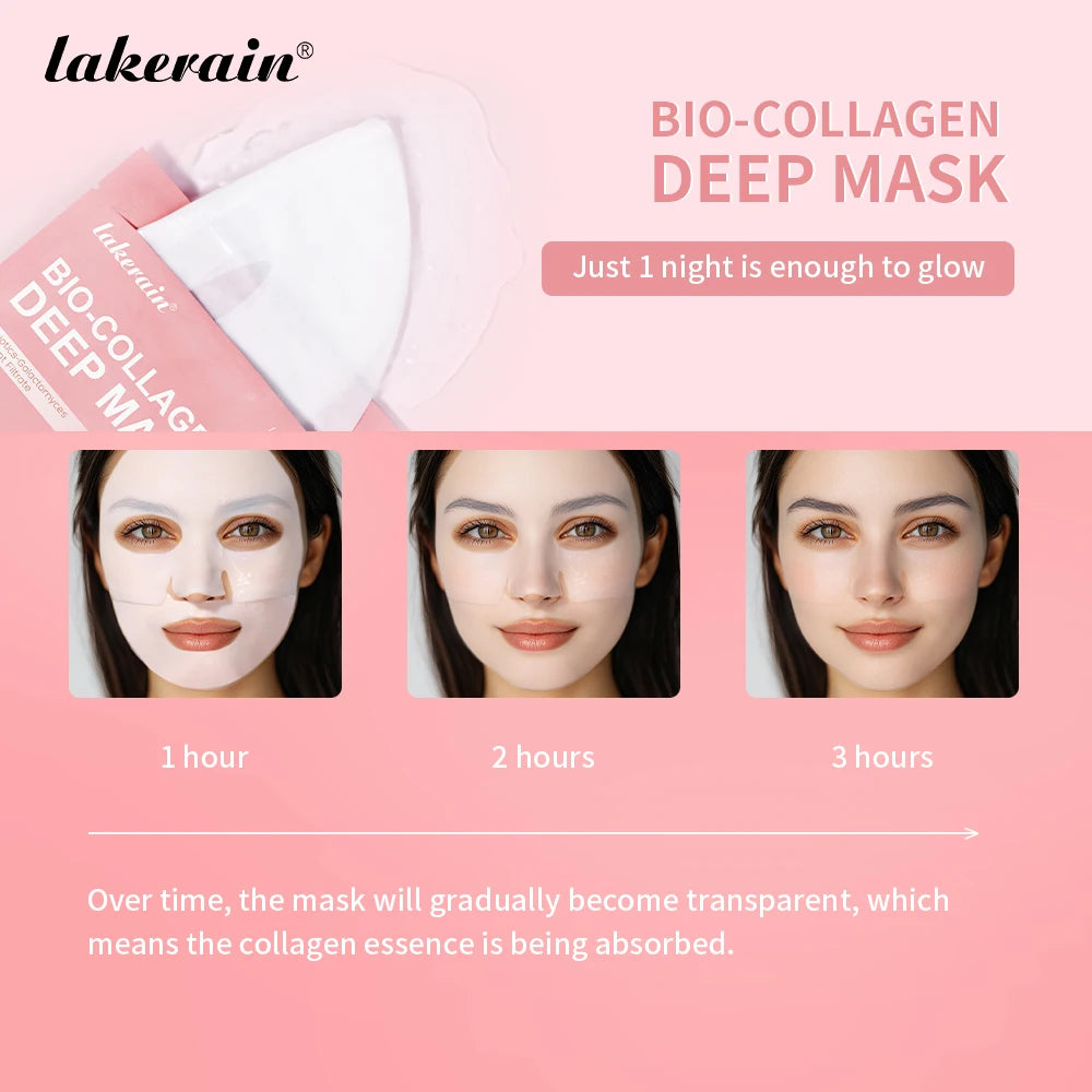 4-Pack Bio-Collagen Overnight Face Mask | Hydrating & Firming Collagen Face Mask QXL