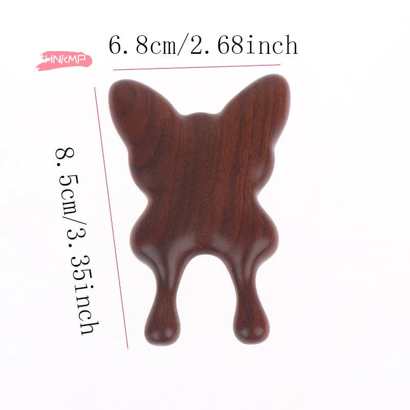 Natural Sandalwood Butterfly Gua Sha Face & Nose Massager Facial Gua Sha Tool QXL