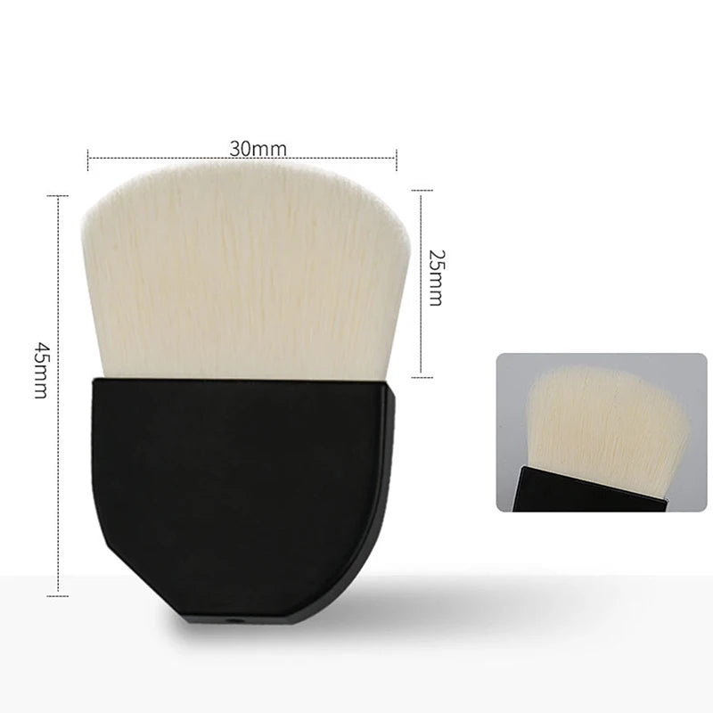 Crescent Foundation Brush | Ultra-Thin Fluffy Bristle Makeup Foundation Brush QXL A