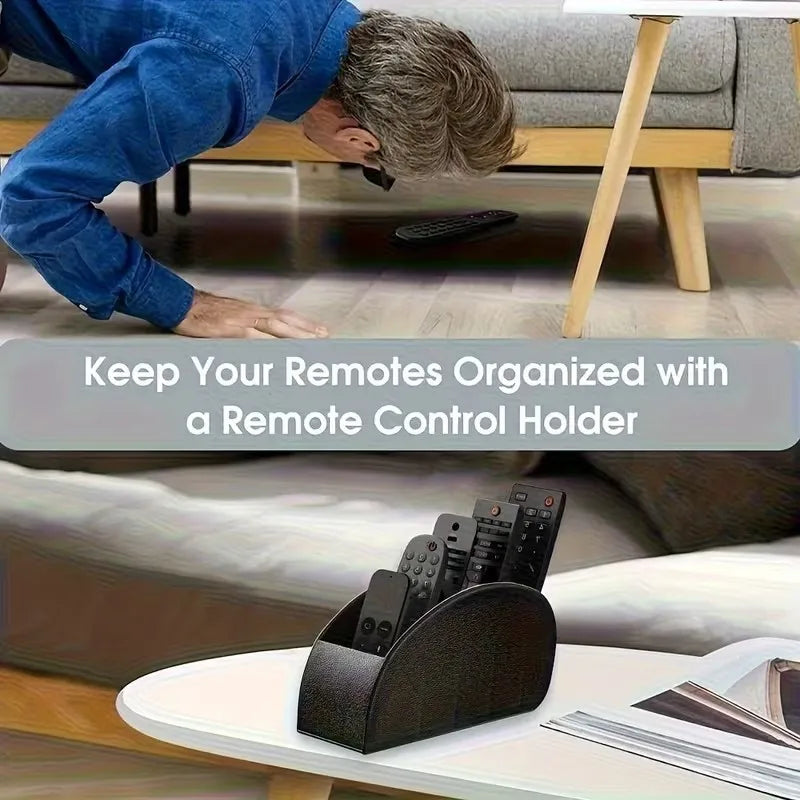 5-Compartment Remote Control Storage Box | Space-Saving Tray Desktop Storage Organizer QXL