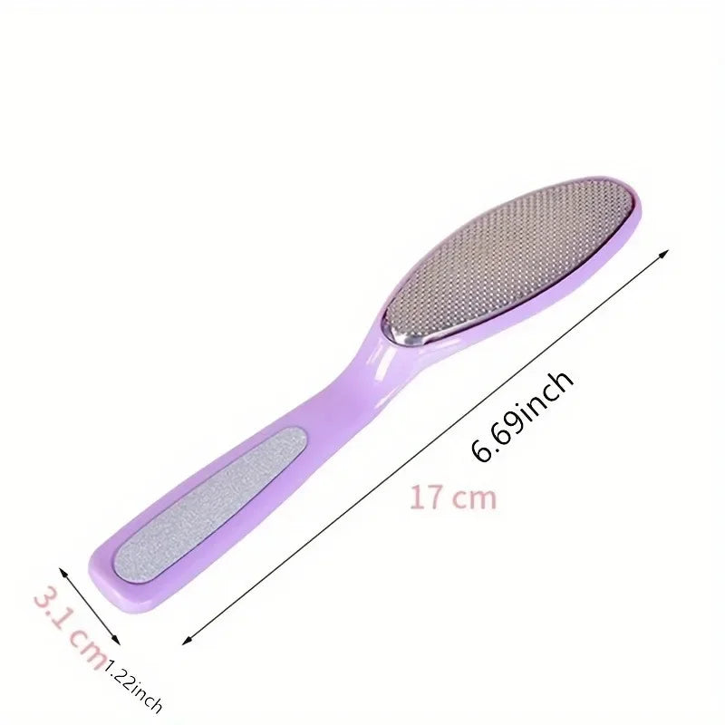 3-in-1 Foot File, Callus Grater & Massager – Stainless Steel Foot File & Grater QXL