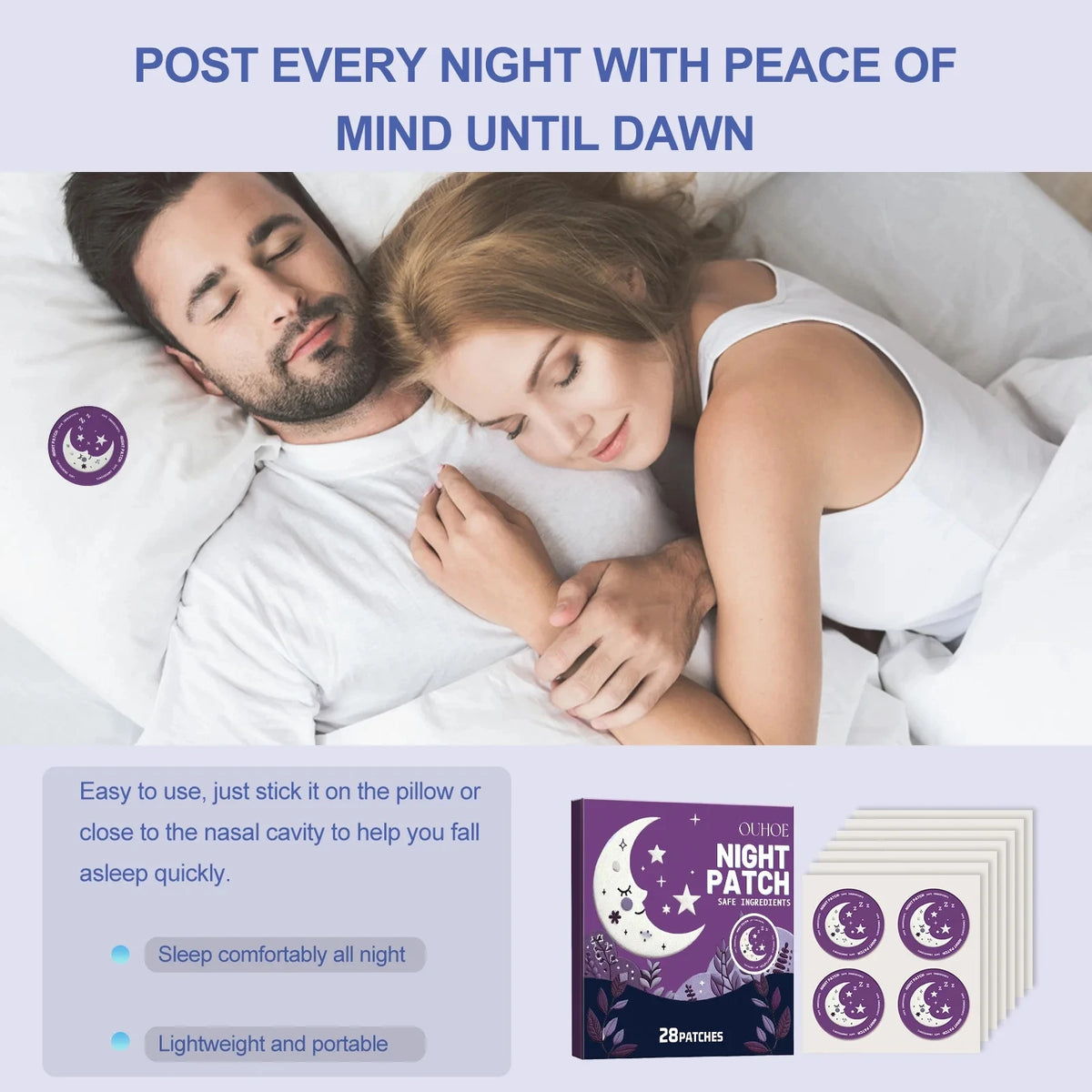 OUHOE Sleep Patches | Natural Herbal Plasters for Restful Sleep Herbal Sleep Patches QXL