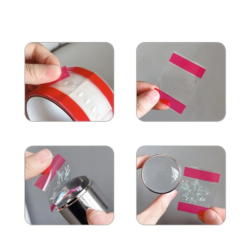 300-Pc Nail Stamp Cleaning Sheets | Fast-Dissolving Wipe Roll Nail Stamp Cleaning Wipes QXL