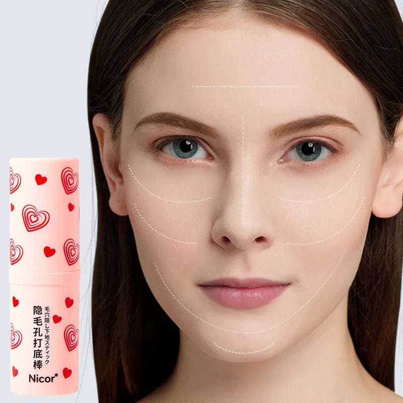 Matte Makeup Primer Stick | Long-Lasting Base & Smooth Finish Makeup Primer Stick QXL
