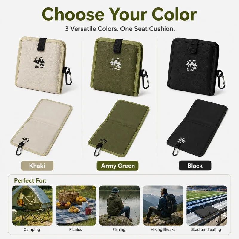 Foldable Waterproof Outdoor Seat Cushion | Camping & Hiking Pad Camping Seat Cushion QXL