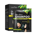 10-Pack 4-in-1 Black Hair Color Shampoo | 15-Min Herbal Formula Hair Color Shampoo QXL Olive oil (black)