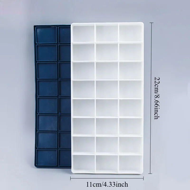 Watercolor Pigment Box 12–48 Grids | Portable Artist Palette Watercolor Pigment Set QXL