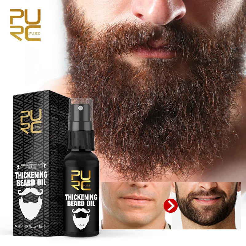 30ml Beard Care Serum Spray – Hydrating & Nourishing for Men Beard Care Serum QXL