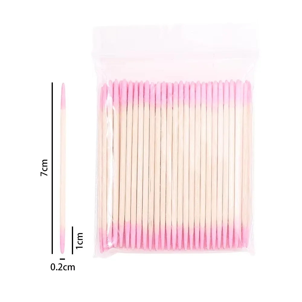 Wooden Cotton Swab Nail Art Corrector Sticks | Manicure Tool Nail Corrector Sticks QXL