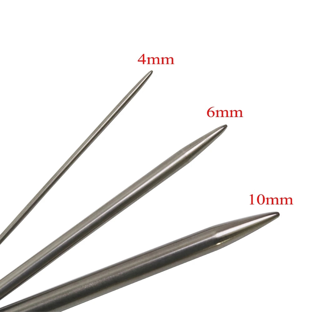 Stainless Steel Circular Knitting Needles 3mm 4.5mm 9mm Circular Knitting Needles QXL
