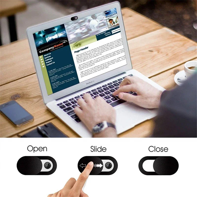 Sliding Webcam Cover for Laptop, Phone & Tablet | 1–20 Pack Webcam Privacy Cover QXL