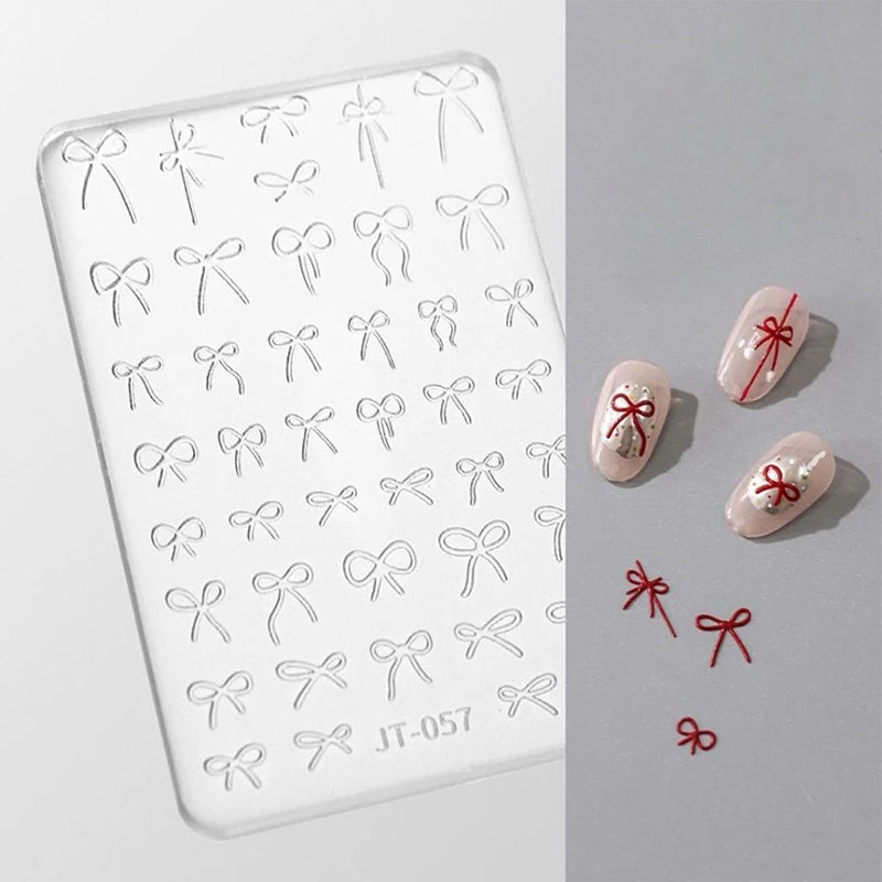 3D Bowknot Silicone Nail Art Mold | DIY Stamping & Carving Nail Art Mold QXL
