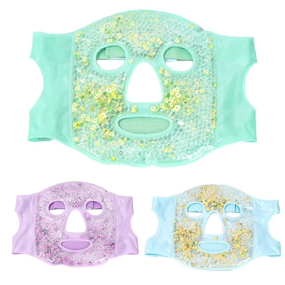 Cooling Gel Eye Mask | Reusable Hot & Cold Bead Compress Gel Eye Mask QXL