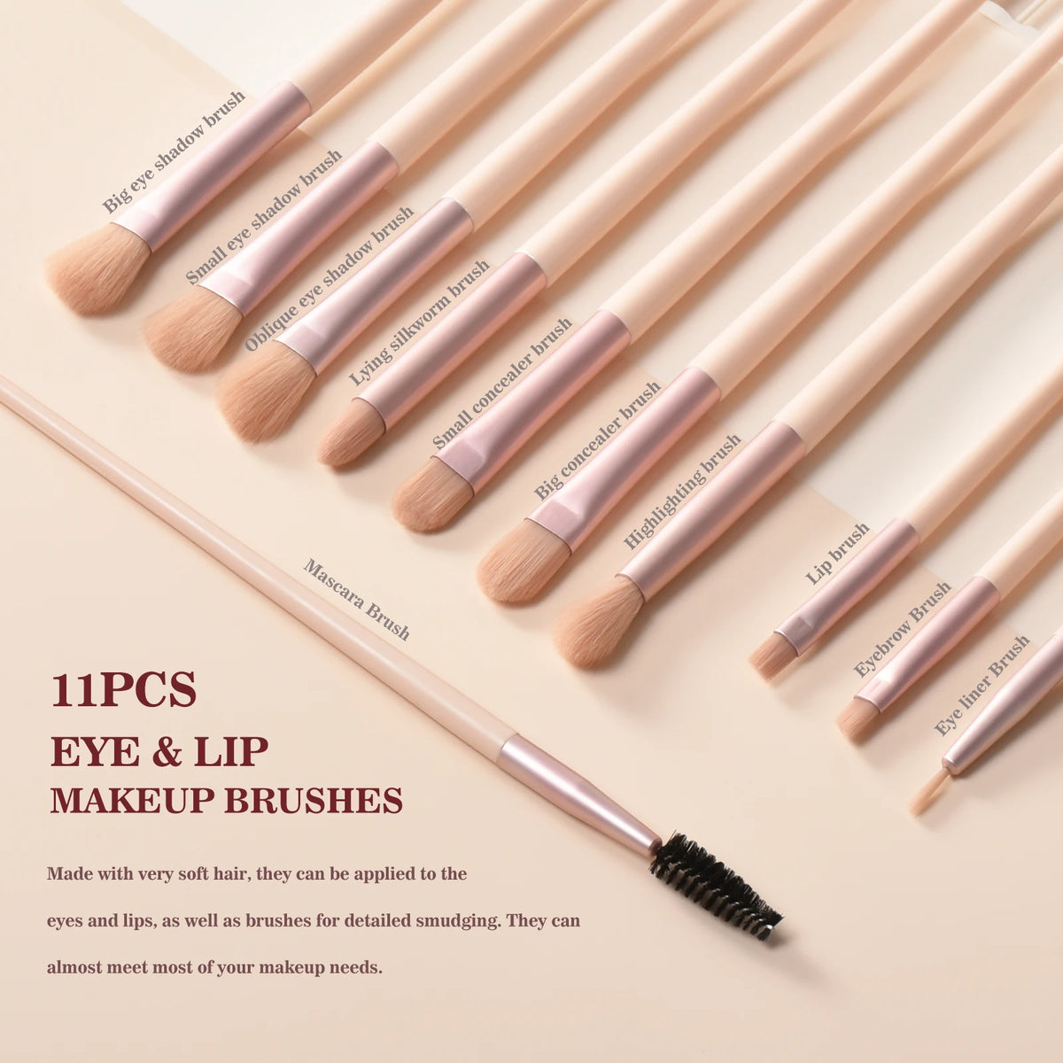 Professional Makeup Brush Set – Foundation, Contour & Eye Brushes Makeup Brush Set QXL
