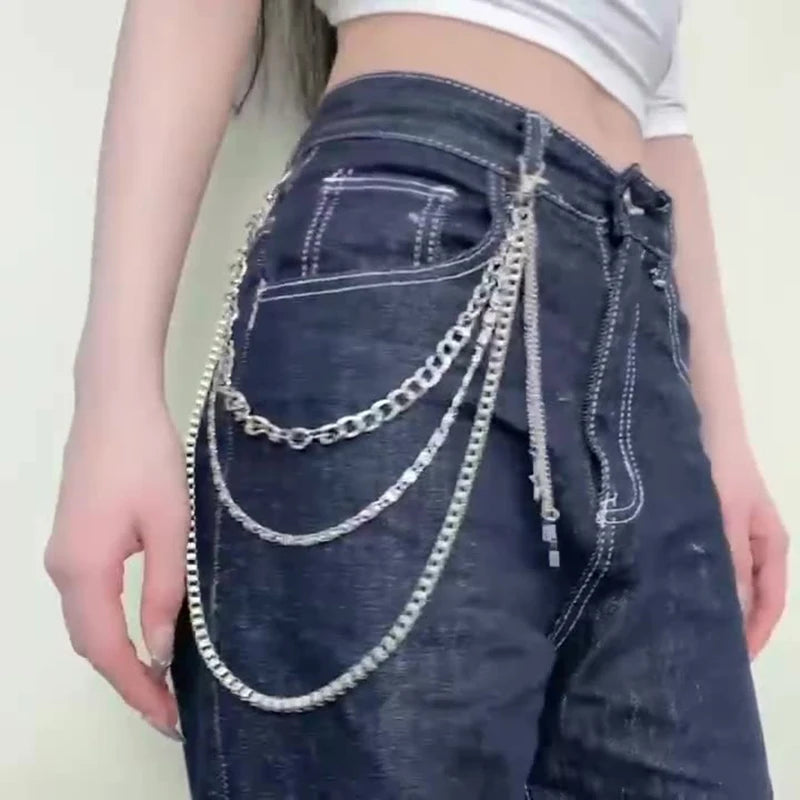 Star Tassel Metal Waist Chain | Pants Belt Chain Jewelry Waist Chain Jewelry QXL Default Title
