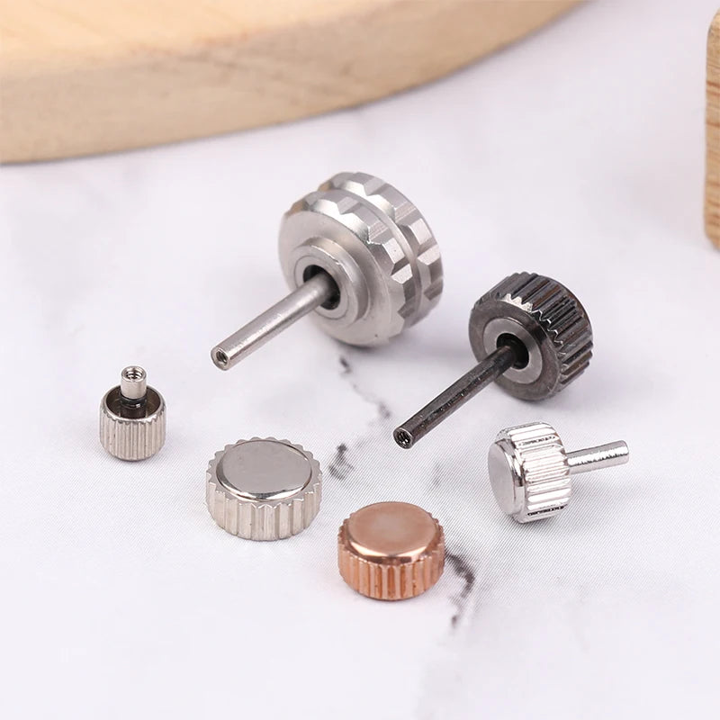 50/100Pcs Watch Crown Disassembly Heads | DIY Watch Repair Parts Watch Repair Parts QXL