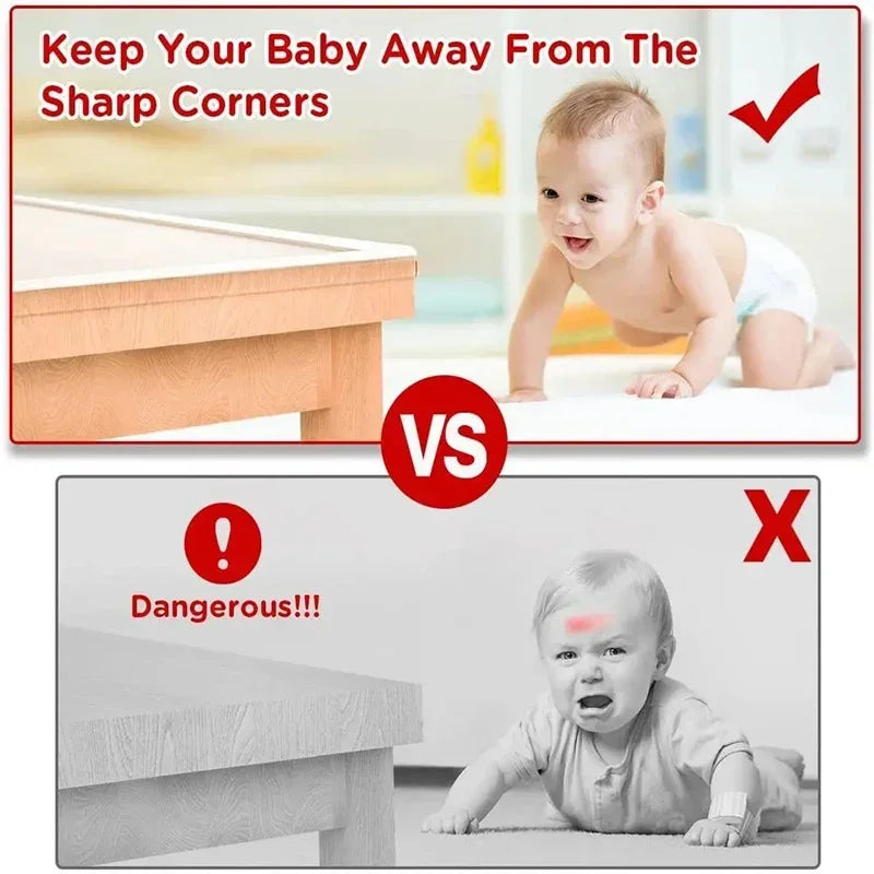Transparent PVC Baby Edge Guard Strip | Self-Adhesive 1/2/3M Edge Corner Guard QXL