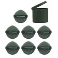 Ronshadow 7-Pack Super-Soft Makeup Sponge Powder Puff Set Makeup Sponge Puff QXL green