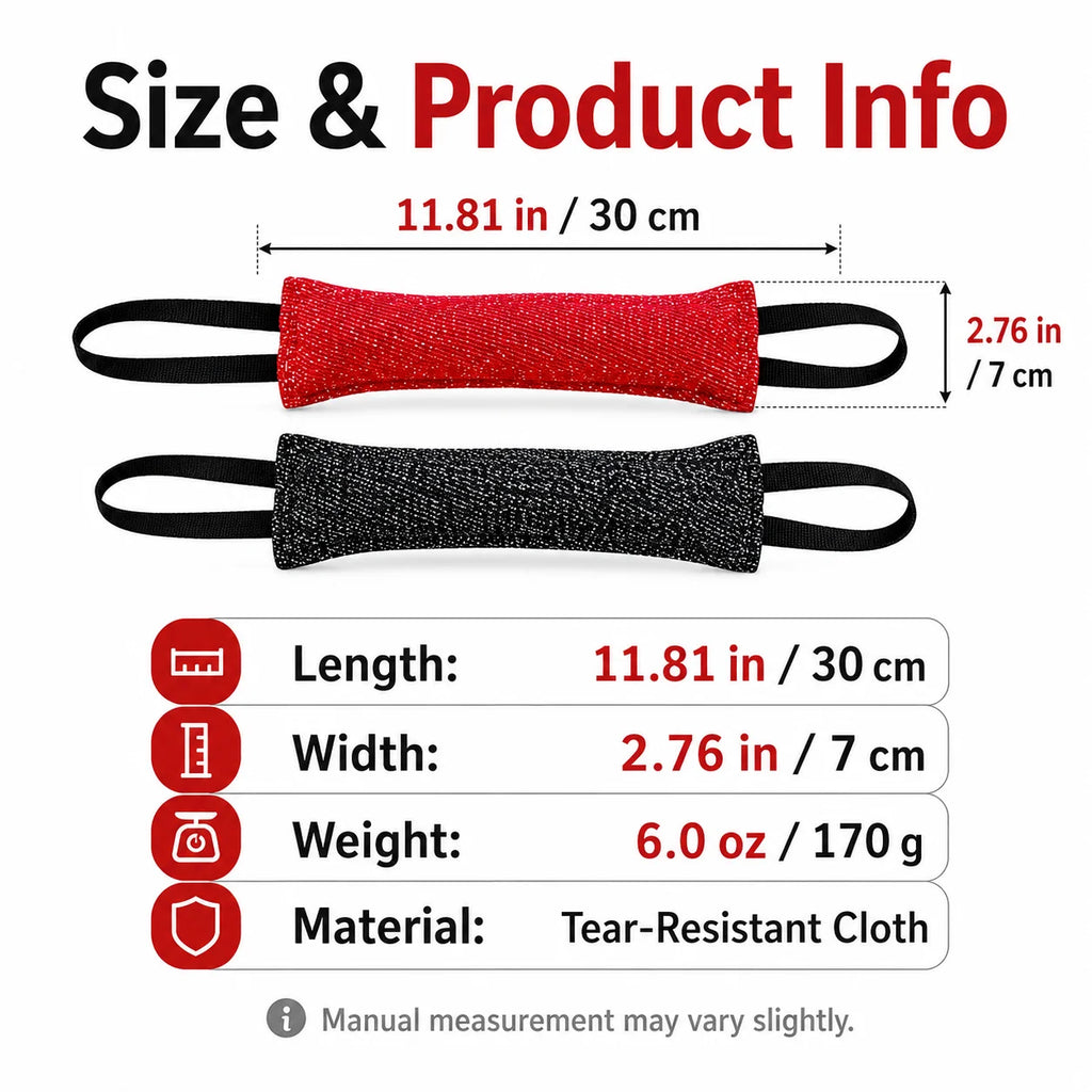 Interactive Dog Tug Toy | Bite Pillow for Training & Play Dog Tug Toy QXL