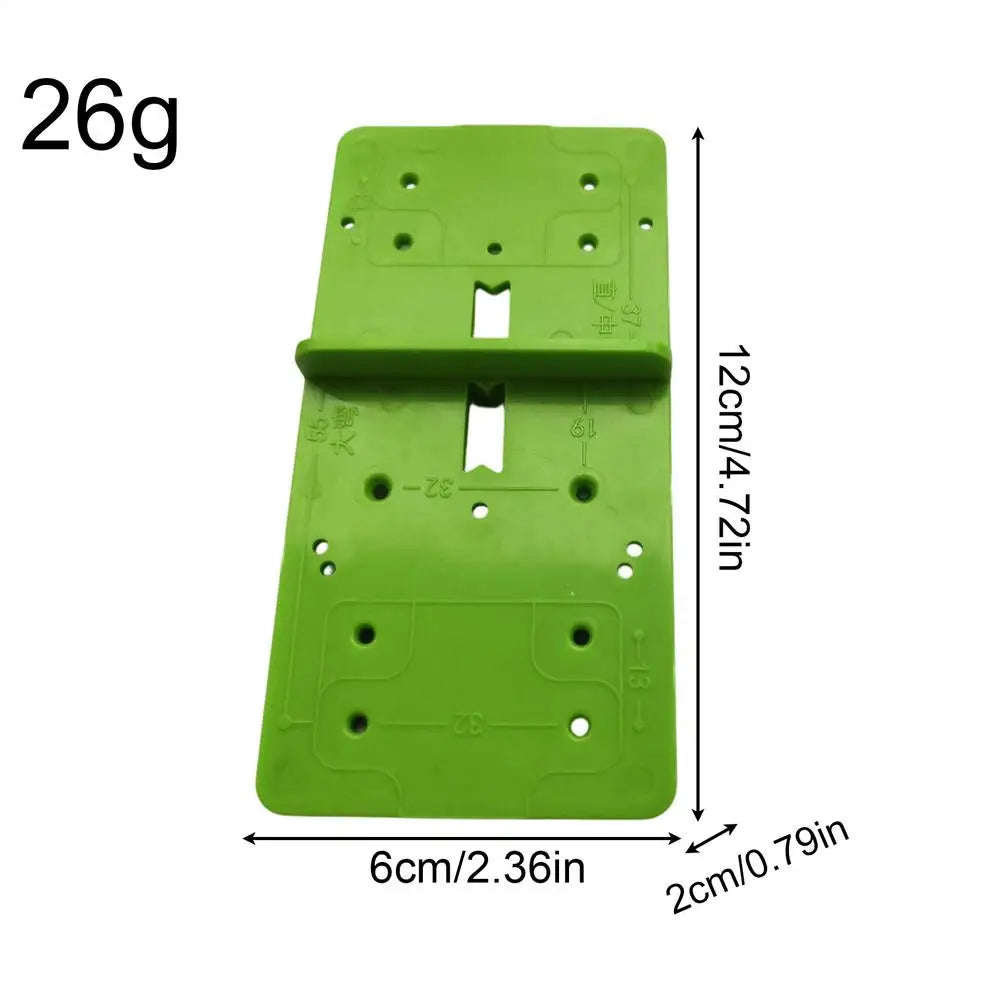 35mm Hinge Boring Jig | Cabinet Door Woodworking Guide Woodworking Hinge Jig QXL Green
