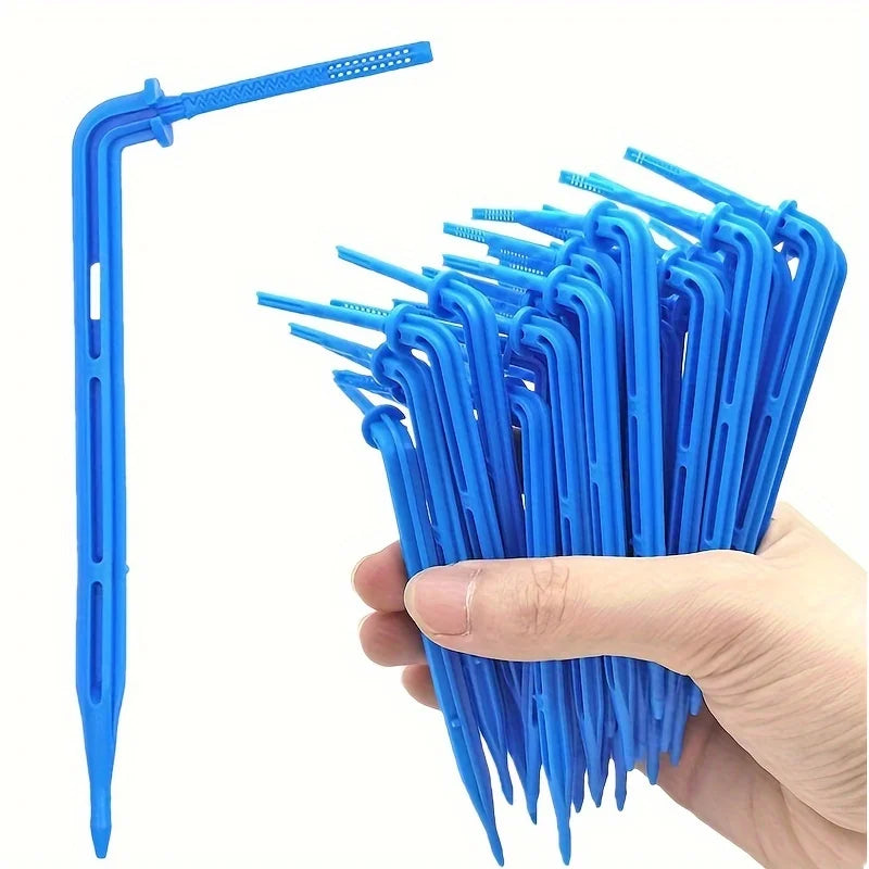 50-Pack 1/8" Blue Dripper Nozzles for Garden Drip Irrigation Drip Irrigation Nozzles QXL