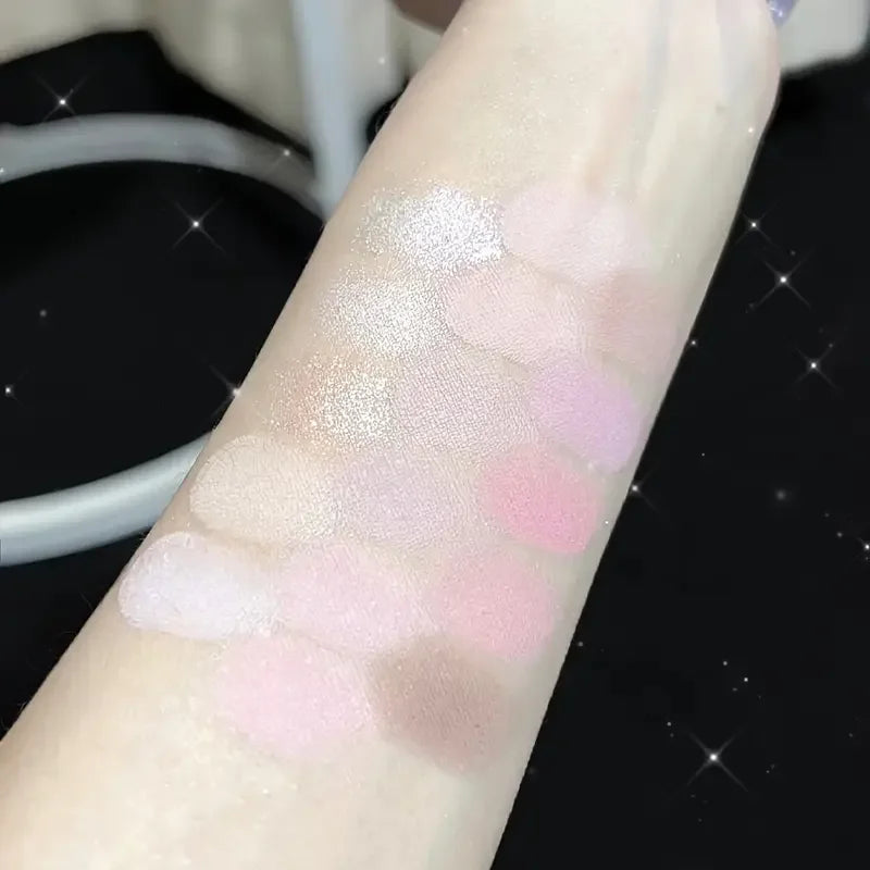 16-Shade Matte & Shimmer Eyeshadow Palette | Brown Nude Pink Eyeshadow Palette QXL