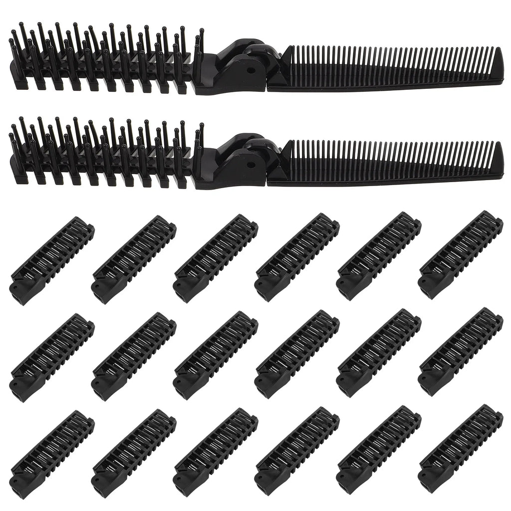 20-Pack Foldable Travel Comb | Beaded Teeth Pocket Styling Folding Travel Comb QXL