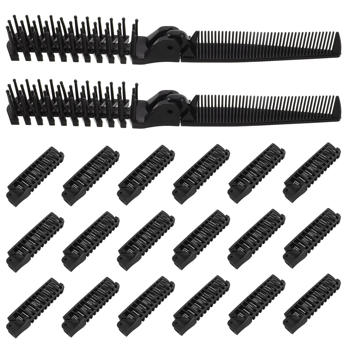 20-Pack Foldable Travel Comb | Beaded Teeth Pocket Styling Folding Travel Comb QXL