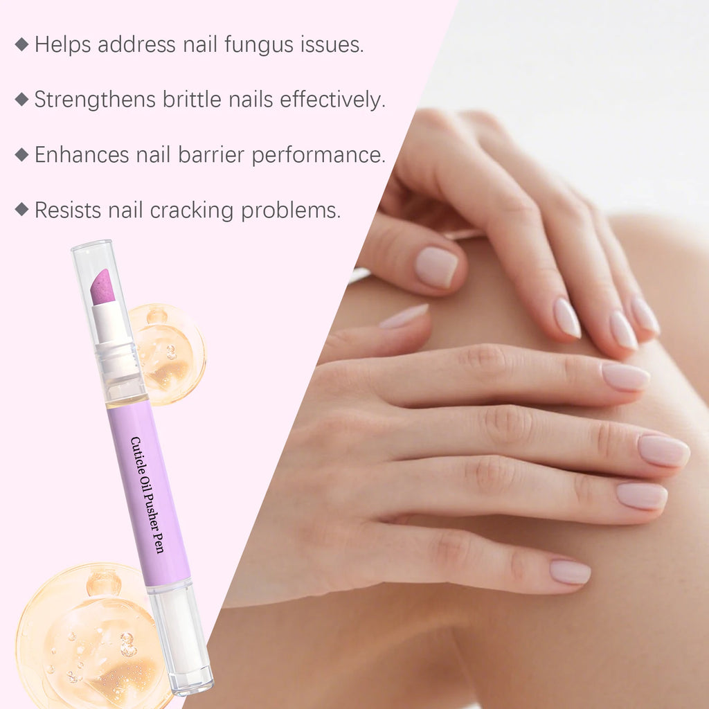 Cuticle Oil Pusher Pen | Nail Nourishing Treatment 2ml Cuticle Oil Pen QXL