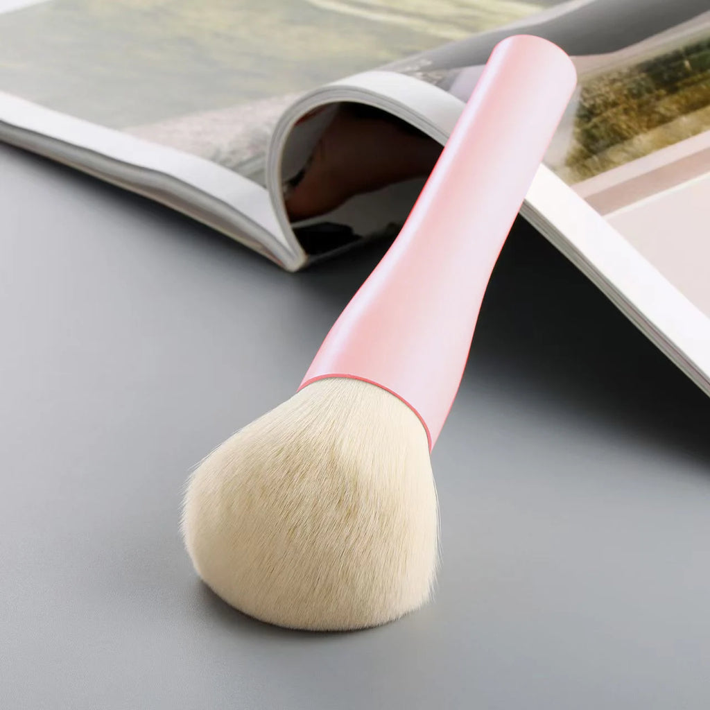 Large Multi-Use Makeup Brush | Powder, Blush & Nail Dust Makeup Brush QXL Pink