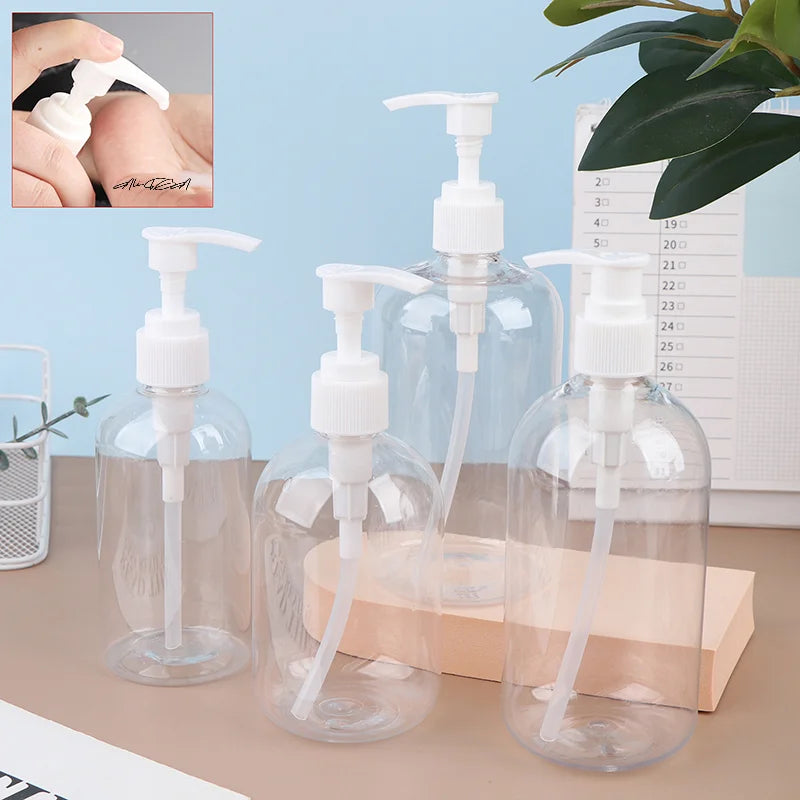 Refillable Pump Dispenser Bottles 200–500ml | Soap & Lotion Pump Dispenser Bottle QXL