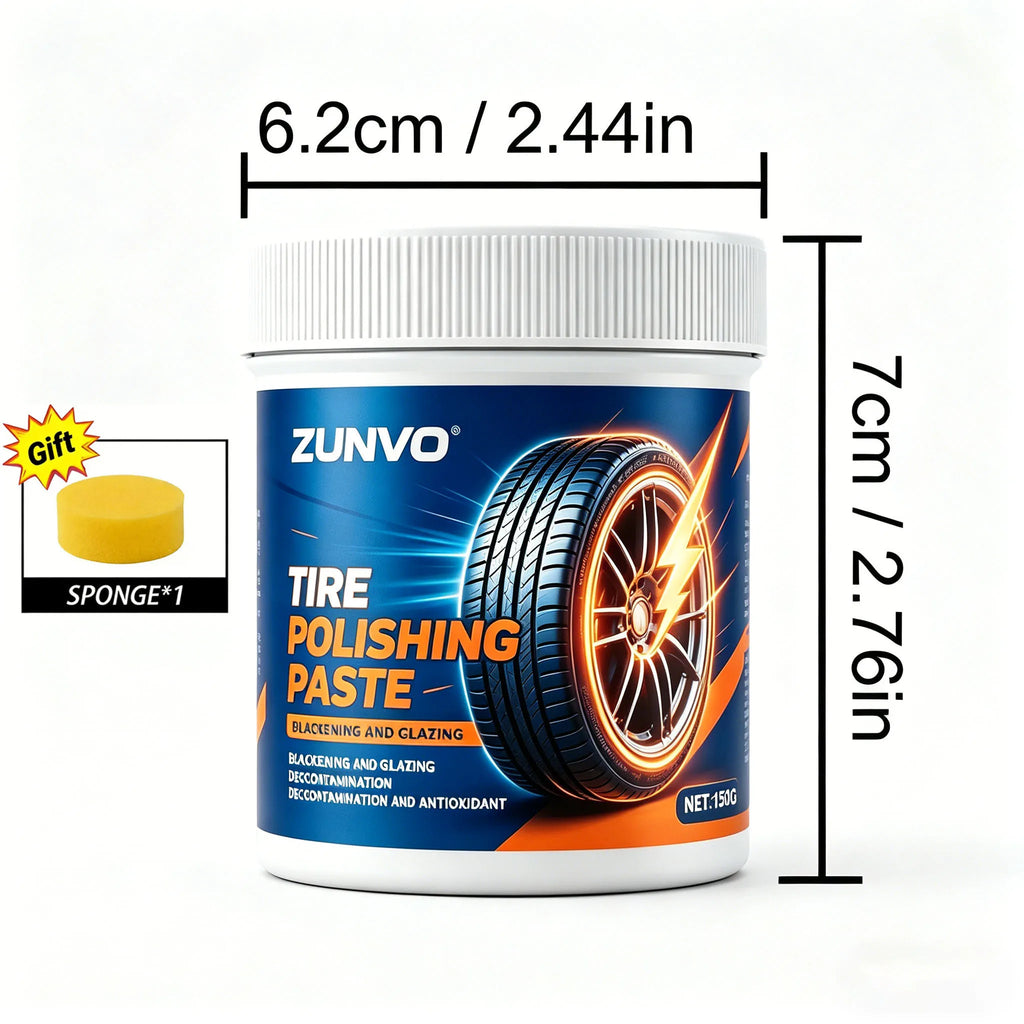 Tire Polishing Paste | Blacken, Glaze & Protect Car Tires Tire Polishing Paste QXL Default Title