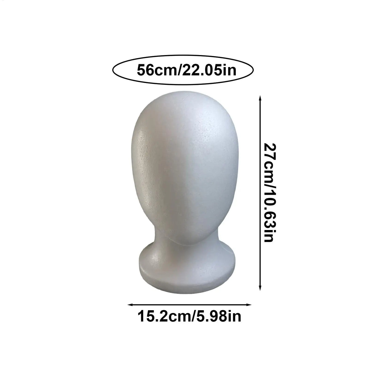 Foam Mannequin Head Stand for Wigs, Hats & Display Foam Mannequin Head QXL
