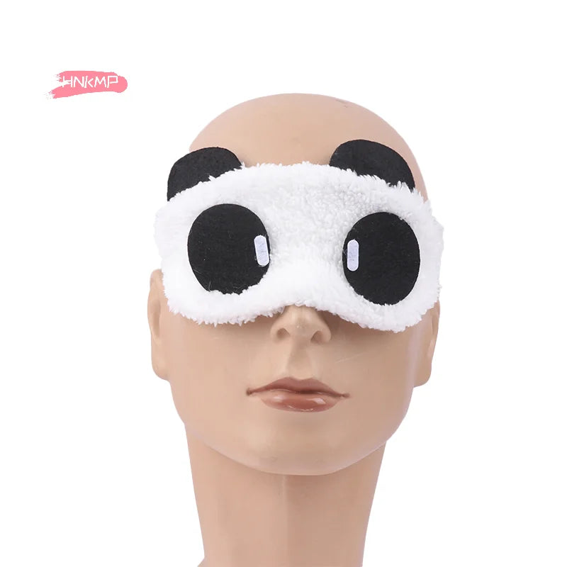 Plush Panda Sleep Mask | Soft Light-Blocking Eye Cover Sleep Eye Mask QXL